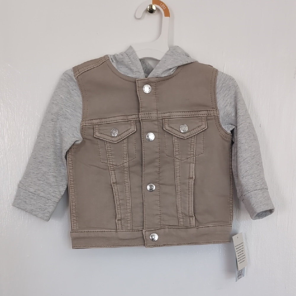 Tan and Gray Toddler Jacket